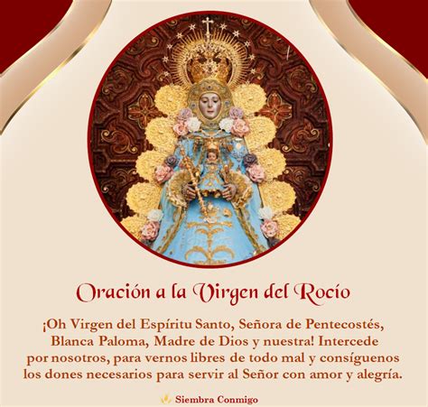 Oración a la Virgen del Rocío