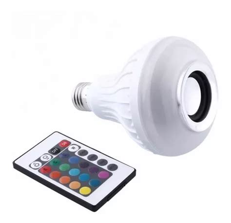 L Mpara De Sonido Led Rgb Musical Bluetooth Con Control Remoto