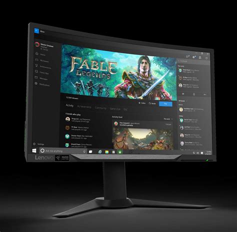 Monitor Gaming Curved Wled Lenovo Y F E Full Hd Ms Hz Iasi