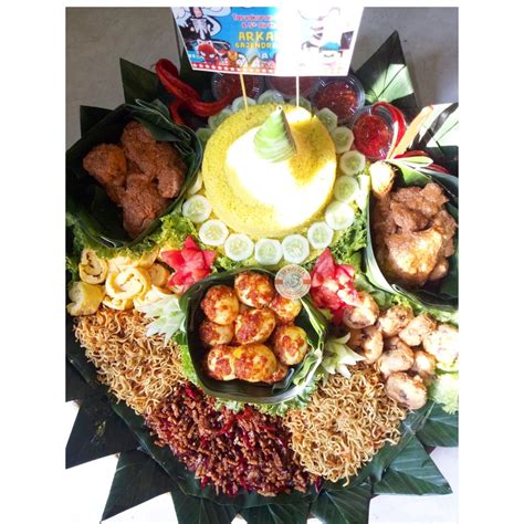 Jual Tumpeng Nasi Kuning Untuk Porsi Orang Shopee Indonesia