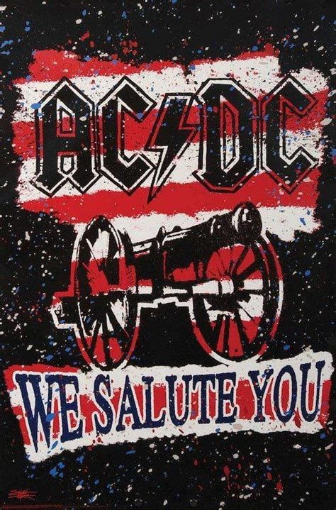 Ac Dc We Salute You Poster Trippystore