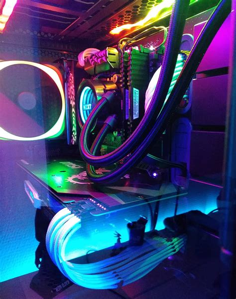 RGB Gaming build, cablemod, corsair, led, msi, nvidia, nzxt, rtx ...