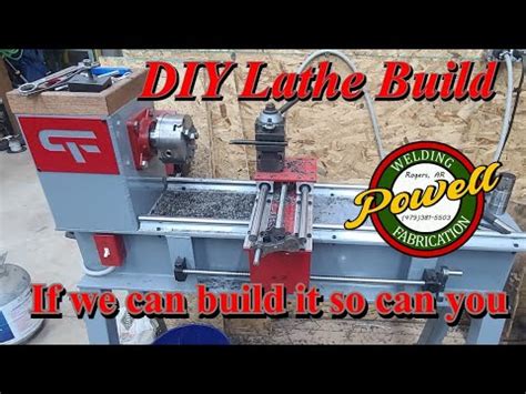 DIY Metal Lathe Under 500 Powell Fab Style Scraps Come In Handy On