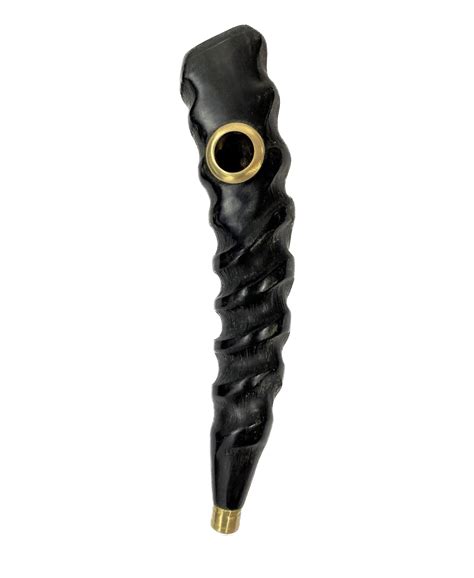 Black Horn Medwakh Smoking Pipe Temsah Smoking Accessories Llc