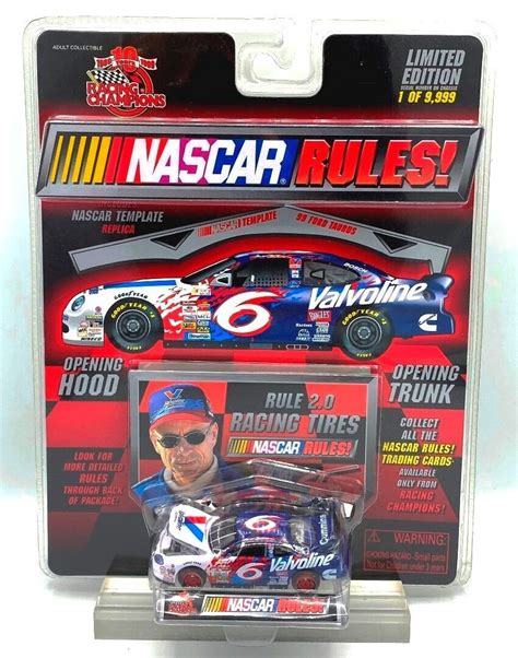 Nascar Rules Mark Martin Ford Taurus Valvoline Limited Edition