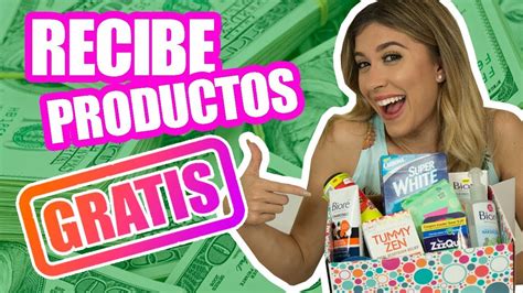 CÓMO RECIBIR PRODUCTOS GRATIS sin ser influencer Vicky Alvarez YouTube