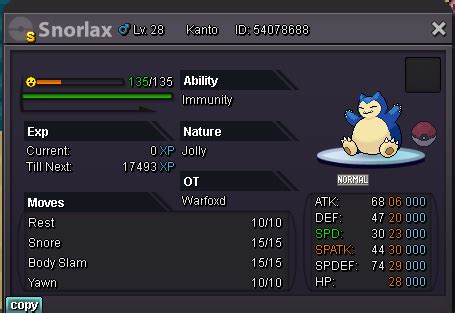 Shiny Snorlax - Shiny and Special Pokémon - Silver - Pokemon Revolution Online