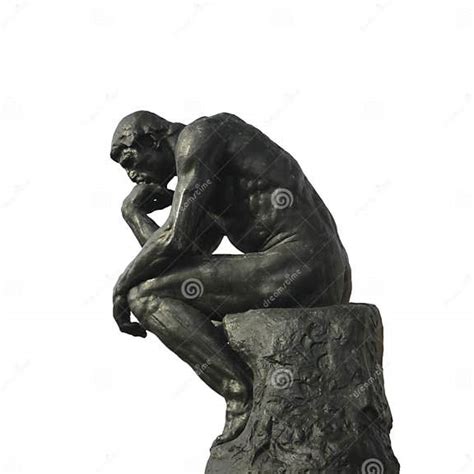 The Thinker Editorial Photography Image Of Sitting Isolated 1836017