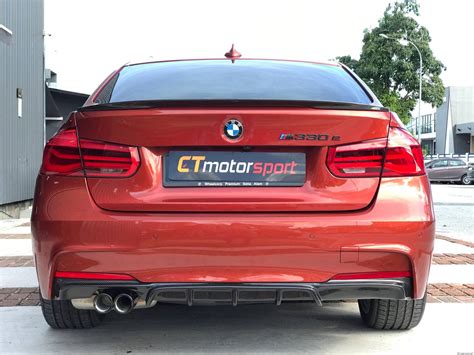 Bmw F30 3 Series Installed M Performance Carbon Fiber Diffuser