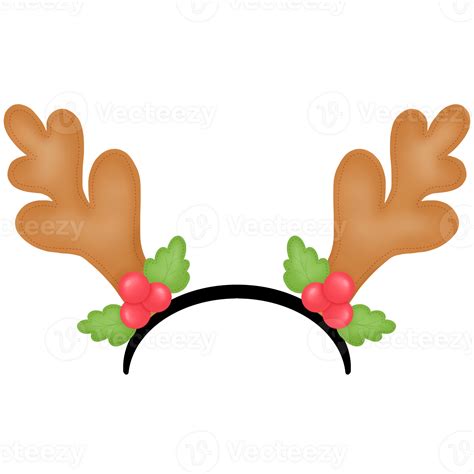 Christmas Decoration Reindeer Antler Christmas Headband Png Png