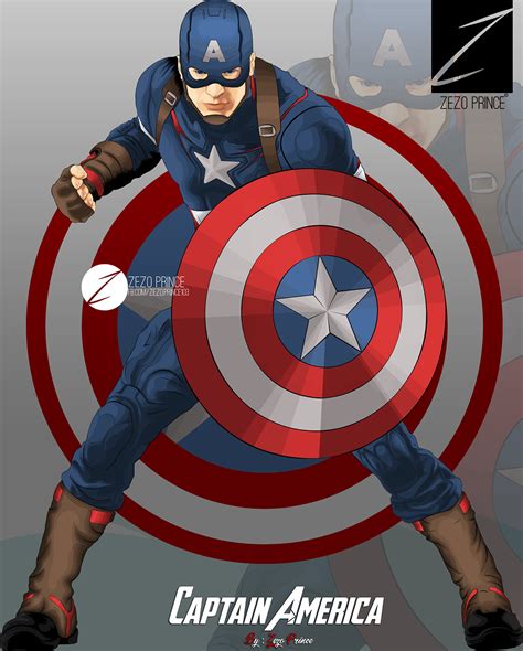 Captain America Vector At Vectorified Collection Of Captain