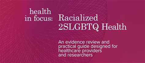 Health In Focus Racialized Slgbtq Health Rainbow Health Ontario