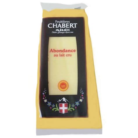 Fruitieres Chabert Abondance Au Lait Cru Aop G Pas Cher Auchan Fr