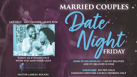 Married Couples Date Night Kingdom Christian Church