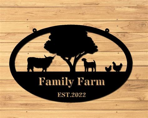 Metal Farm Signs Tom Pham Designs