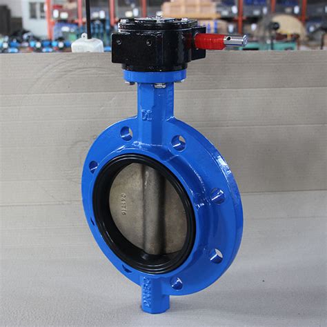 Concentric Single Flange Butterfly Valve With Rubber Soft Seat Face To