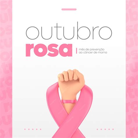 Modelo De Postagem De Mídia Social De Outubro Rosa De Conscientização