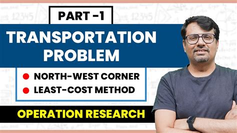 Transportation Problem North West Corner Method Least Cost Method