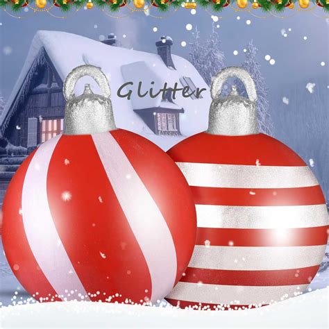 Amazon Jetec Pcs Giant Christmas Inflatable Balls Ornaments