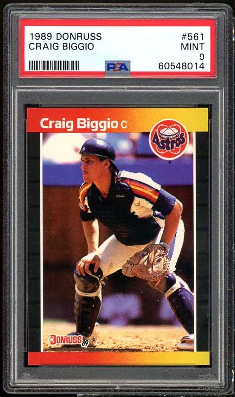 Craig Biggio Rookie Card Donruss Psa Walmart