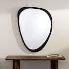 Mid Century Asymmetrical Wood Wall Mirror 39 W X 45 H West Elm