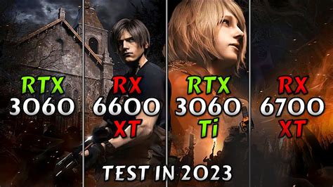 Rtx 3060 Vs Rx 6600 Xt Vs Rtx 3060 Ti Vs Rx 6700 Xt Test In 2023 At 1440p🔥 Youtube