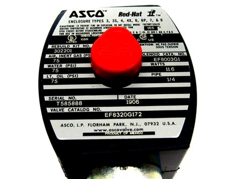 NEW ASCO EF8320G172 SOLENOID VALVE SB Industrial Supply Inc