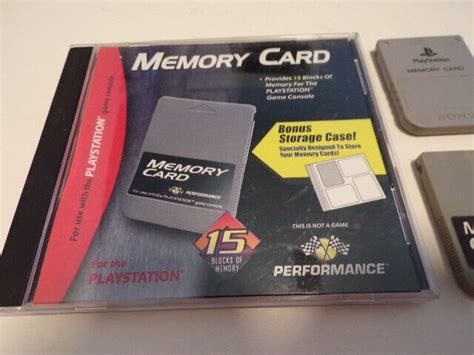 Sony Playstation Oem Ps Psx Scph Gray Performance Memory Card