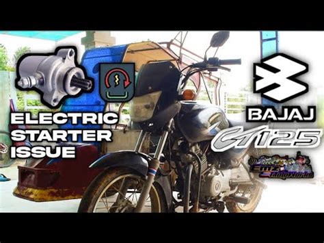 Paano Ayusin Ang Sirang Push Start Starter Ng Motor BAJAJ CT125