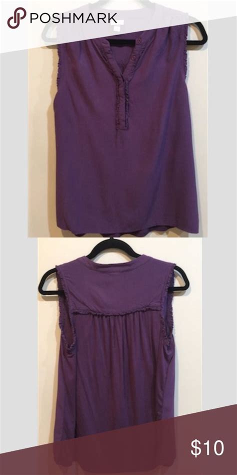 Target Purple Sleeveless Blouse Medium Sleeveless Blouse Sleeveless