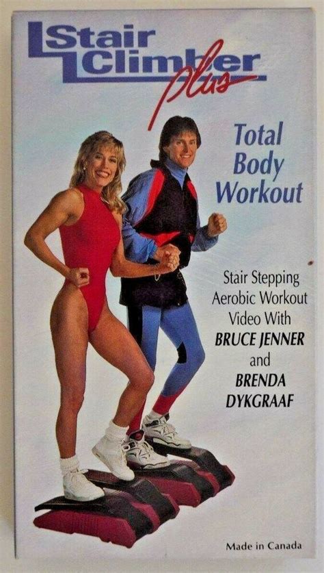 Bruce Jenner Vhs 1992 Stair Climber Plus Total Body Workout Video Aerobic Tape Ebay