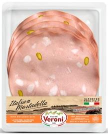 Veroni Italian Mortadella With Pistachio Nuts Oz