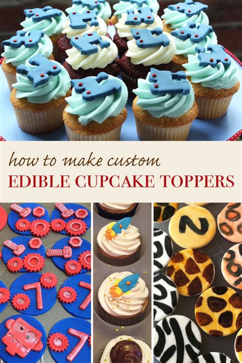DIY: Edible Cupcake Toppers | DessArts