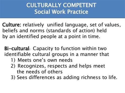 Culturally Competent Social Work Practice