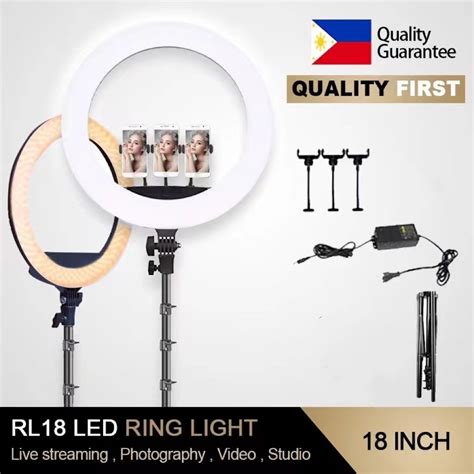 Cm Led Ring Light Adjustable Fill Light Video Live Vlog Studio