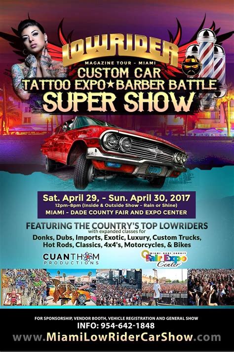 Miami Lowrider Car Show 4/29/17, 4/30/17 – The Soul Of Miami