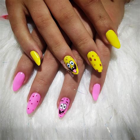 Bob Esponja Y Patricio Manicura De U As Arte Para U As Largas Manicura