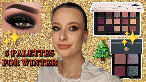 Palettes For Winter Holidays Shimmers Green Dramatic Youtube