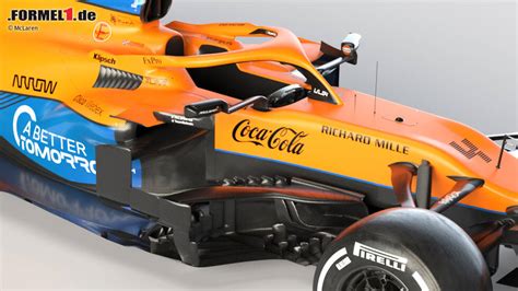 Fotos Formel 1 Autos 2021 Präsentation McLaren MCL35M Foto 10 24