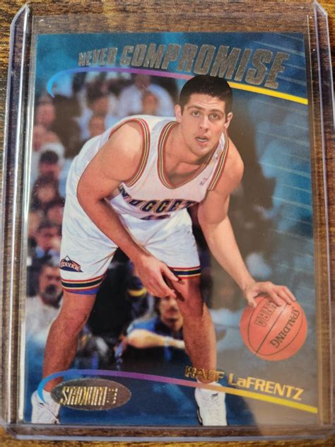 1998 99 Topps Stadium Club Raef LaFrentz Never Compromise NC13 Denver