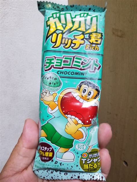 赤城 ガリガリ君リッチ チョコミント 食べてみました。