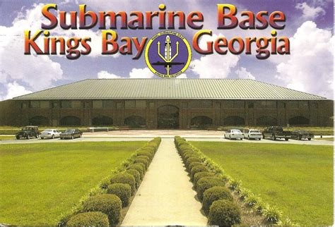 My Postcard Page Usa Kings Bay Naval Submarine Base Georgia