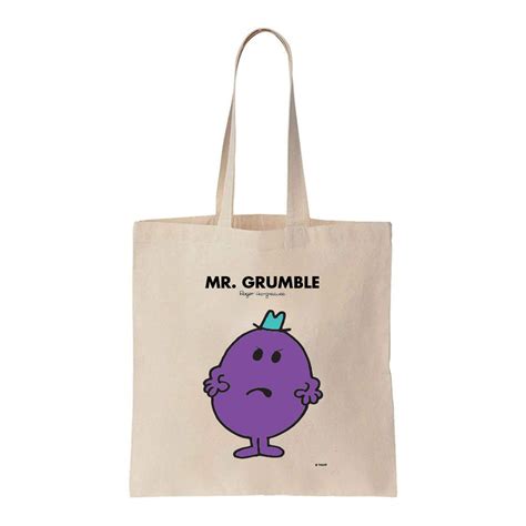 Personalised Mr Grumble Long Handled Tote Bag