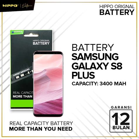 Jual Hippo Baterai Samsung Galaxy S8 S8 PLUS G955 3400MAH Original