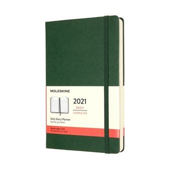 Agenda Journalier Moleskine Rigide Grand Format Vert Agenda