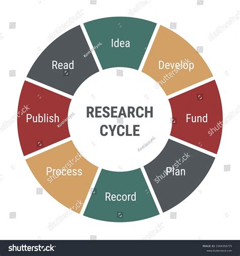 Research Cycle Diagram Circle Infographic 8 Stock Vector (Royalty Free) 2164350775 | Shutterstock