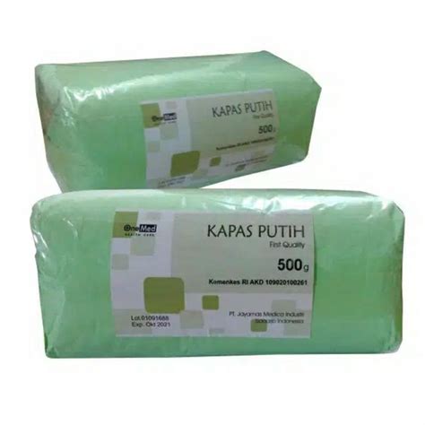 Jual KAPAS PEMBALUT ONEMED 500 Gram KAPAS BERLEMAK ONEMED Shopee