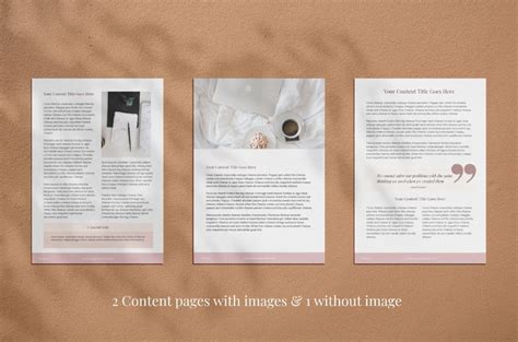 Serene Lead Magnet Workbook Template For Coaches Canva Template