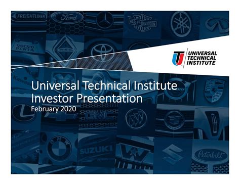 Universal Technical Institute Inc 2020 Q1 Results Earnings Call