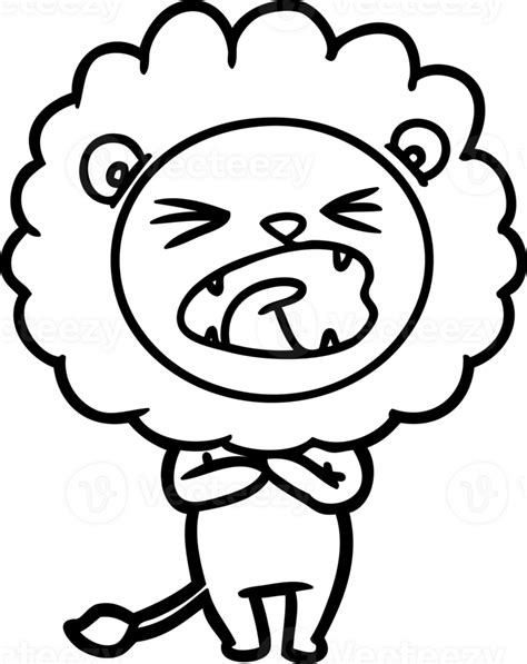 Cartoon Lion Icon 40836192 Png